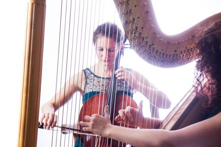 Duo Cello und Harfe Ideen Hochzeit Musik